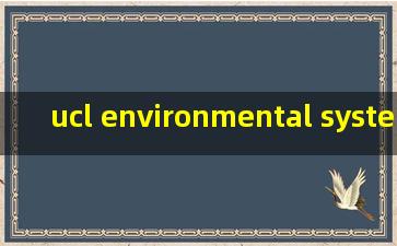 ucl environmental systems engineering